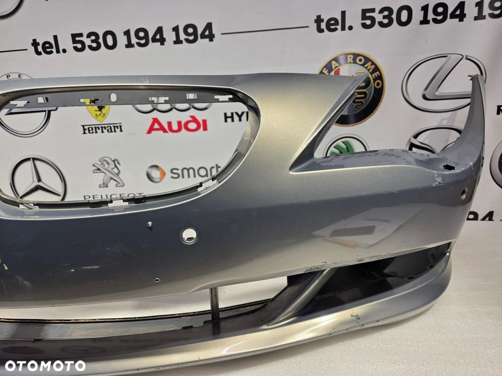 BMW E63 LIFT 06-10 ZDERZAK PRZEDNI PRZÓD NA SPRYSKI + 4xPDC , NR 51117184689 / 7184689 / 7203653-09 , NR AUKCJI NZ1693 - 12