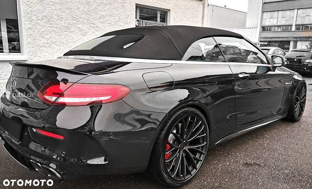 MERCEDES W205 CABRIO WZÓR AMG SPOILER LOTKA NA KLAPĘ PODKŁAD