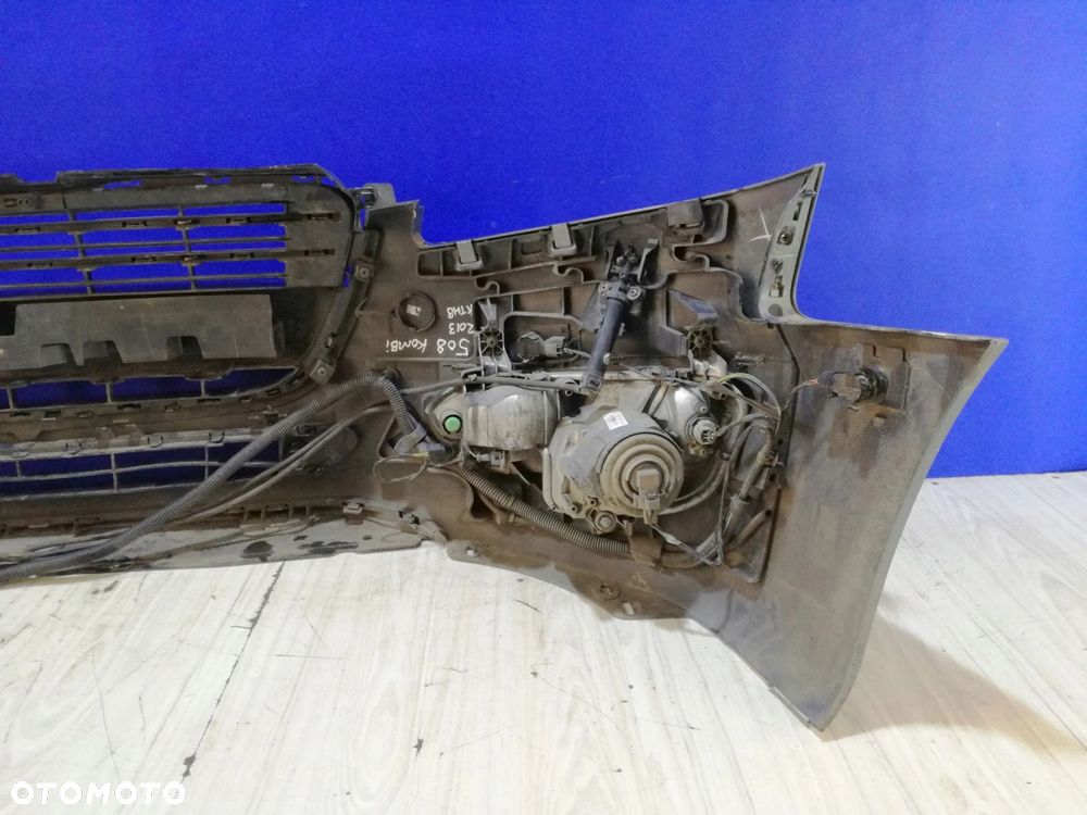 Peugeot 508 I zderzak grill przód przedni KTHB PDC spryski 11/14 - 9
