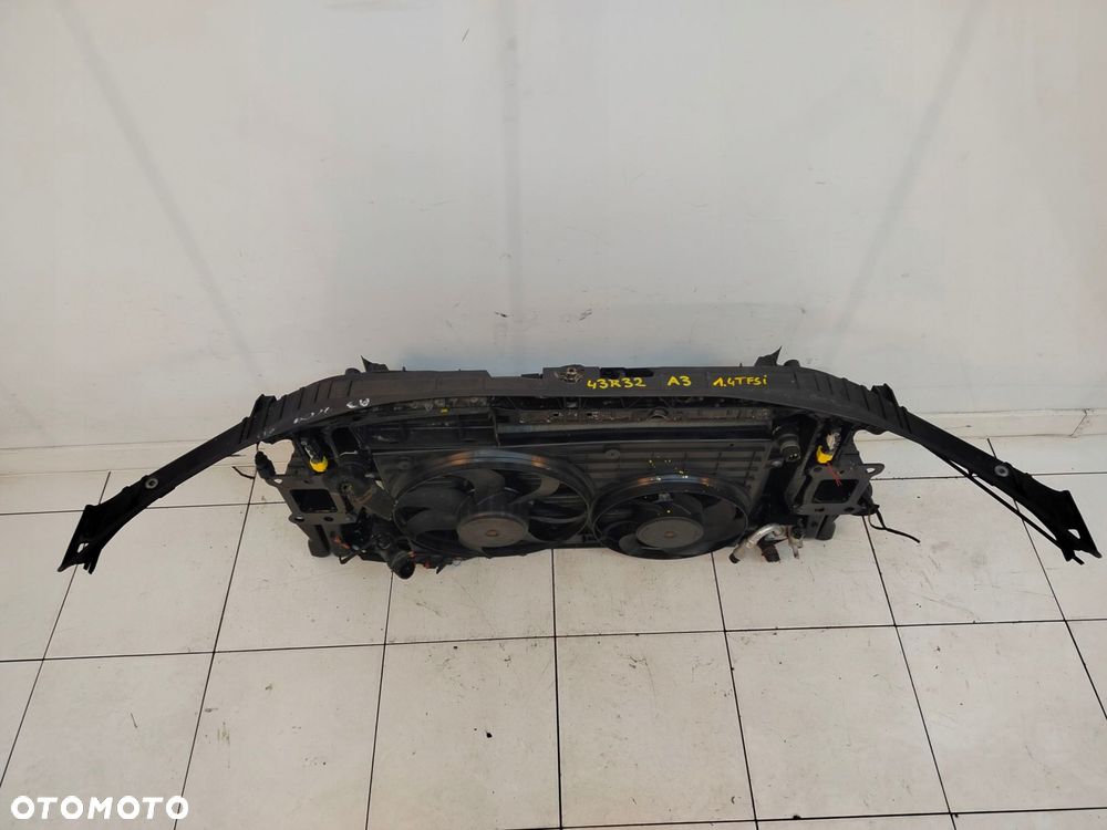audi a3 8p lift 08r- pas przedni chłodnice komplet 1.4 tfsi automat - 11