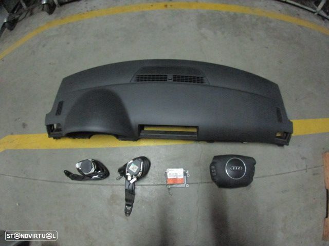 Kit Airbags 8E0880204 8P0980201K 8E0959655J 604718400 560788401  AUDI A4  8E FASE 1 2005 1.9TDI 130CV 4P PRETO PRETO - 1