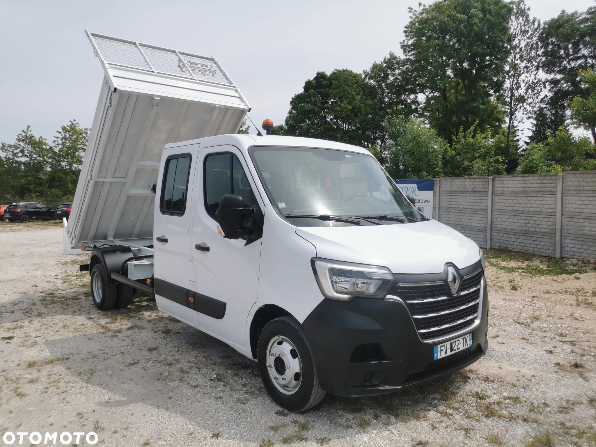 Renault Master 2.3dCi-130KM Brygadówka wywrotka 48.800km przebieg kiper doka Dubel klimatyzacja - 2