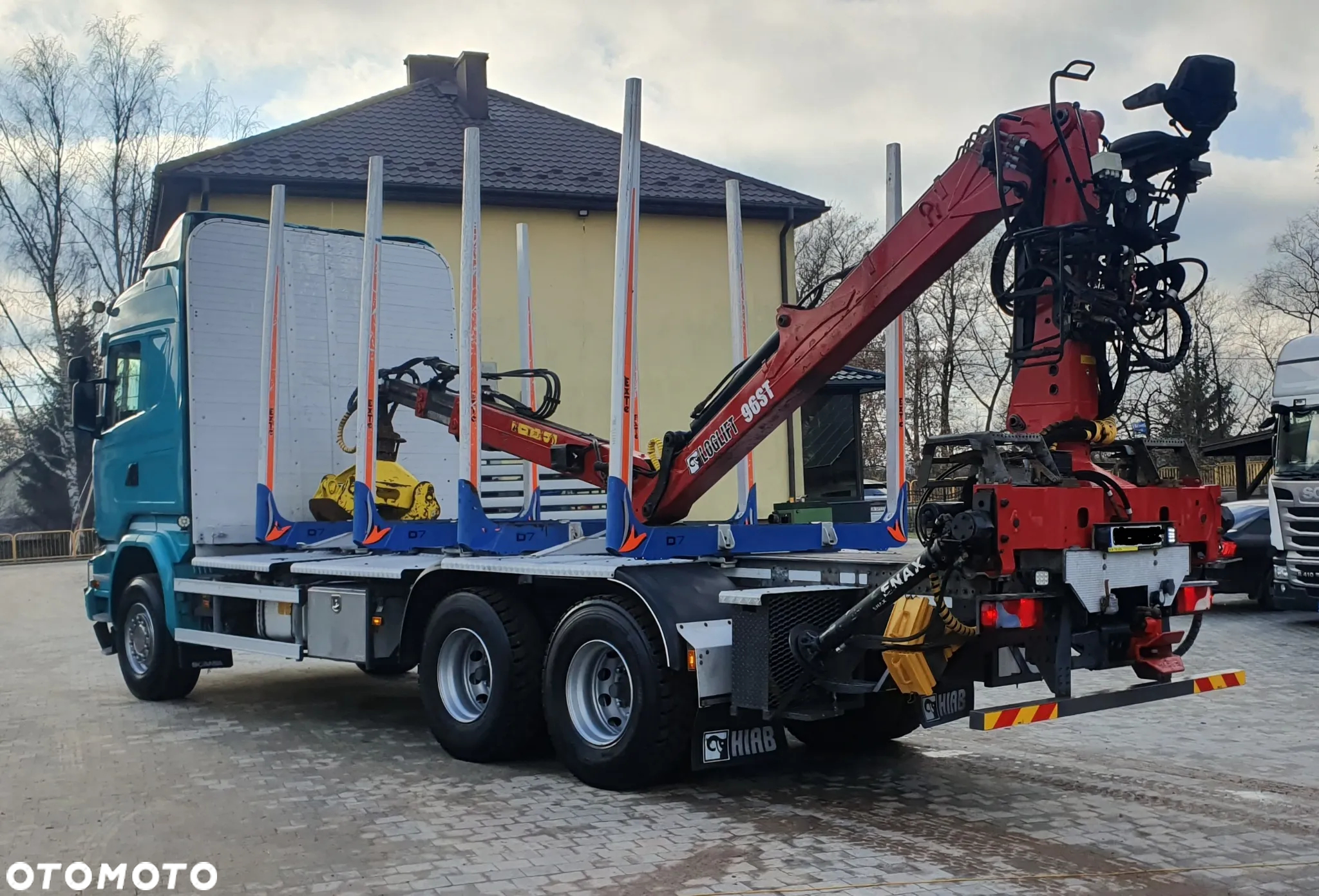 Scania R520 V8 DO DREWNA HIAB LOGLIFT - 2
