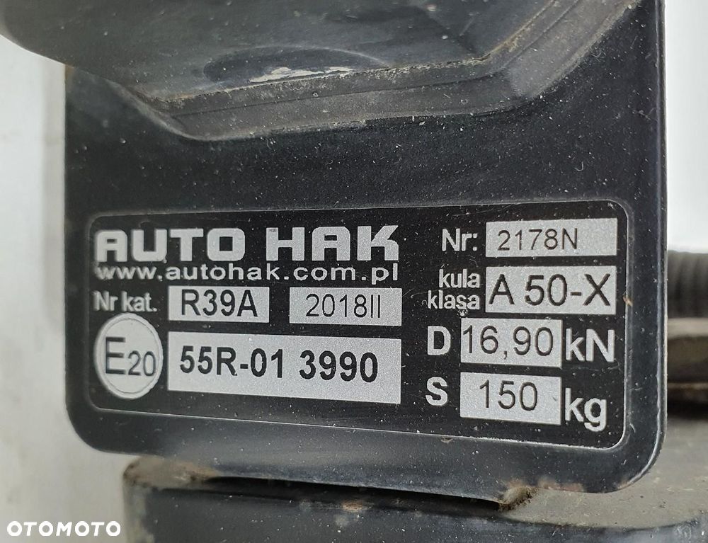 HAK HOLOWNICZY BELKA KULA WYPINANY 13PIN PEUGEOT BOXER III R39A 1350828080 - 8