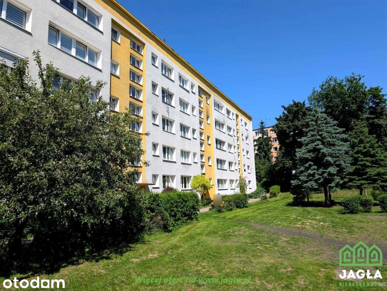 Bielawy 49m2 blok parter loggia cegła do remontu