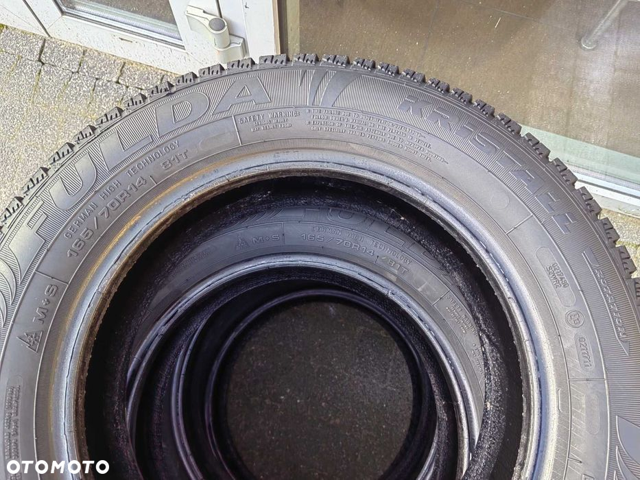 165/70R14 Fulda Kristall Komplet zima K5 KZ89 Polo Fox Up Citygo Mii - 5