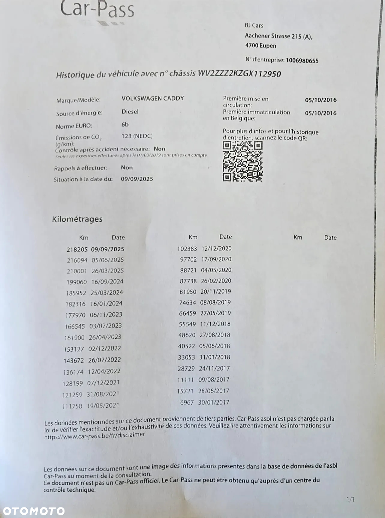 Volkswagen Caddy 2.0 TDI BMT (7-Si.) Life Maxi - 7