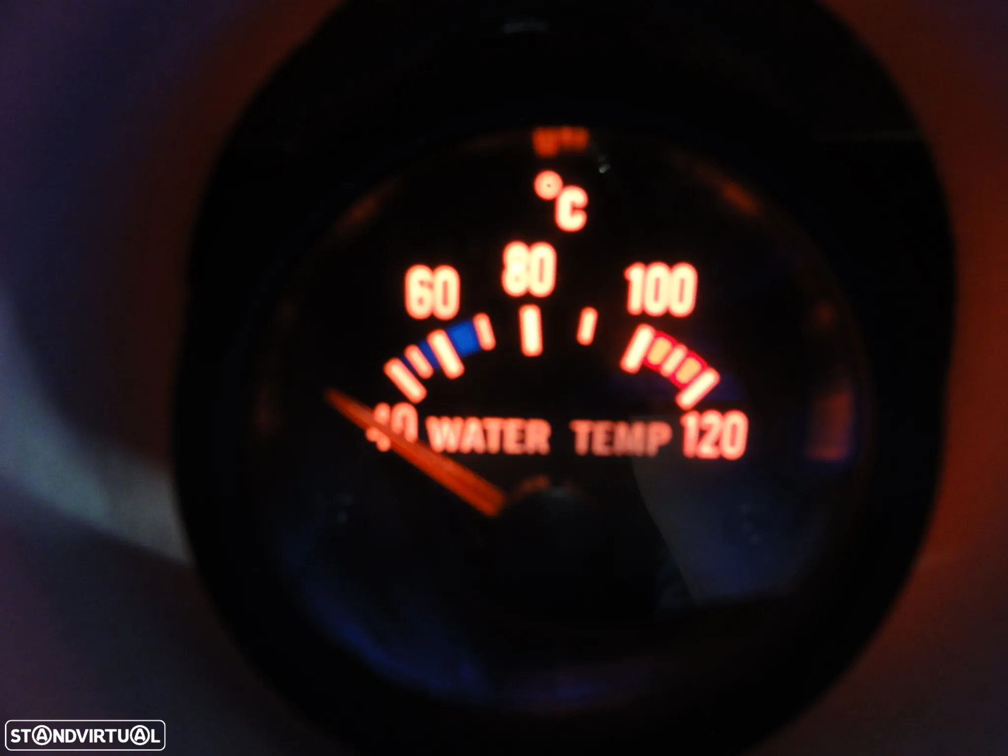 Manómetro fundo preto estilo VDO / Od school disponível em Amperímetro, pressão do turbo, pressão do oleo, temperatura do oleo, temperatura da água, voltagem, vacuo - 36