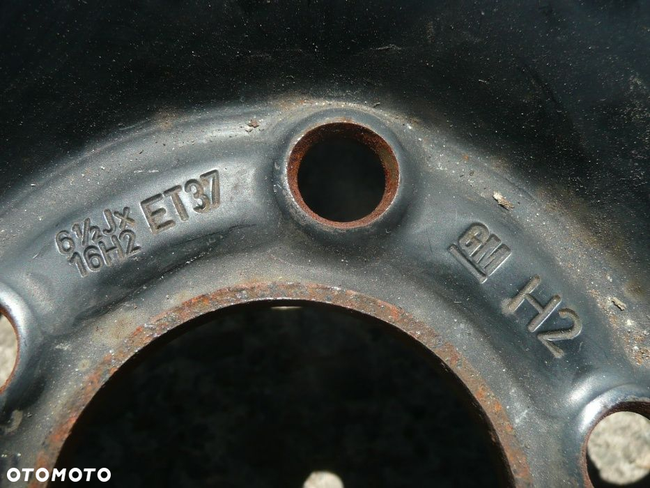 16” - Felgi  5x110 , r16 cali - Oryginał OPEL  Astra , Vectra , Meriva , Zafira , Corsa itd  --  SAAB  9-3 , 9-5 , 900 NG -- Koło Dojazdowe Rezerwowe Zapasowe Dojazdówka Zapasówka Rezerwa - 6