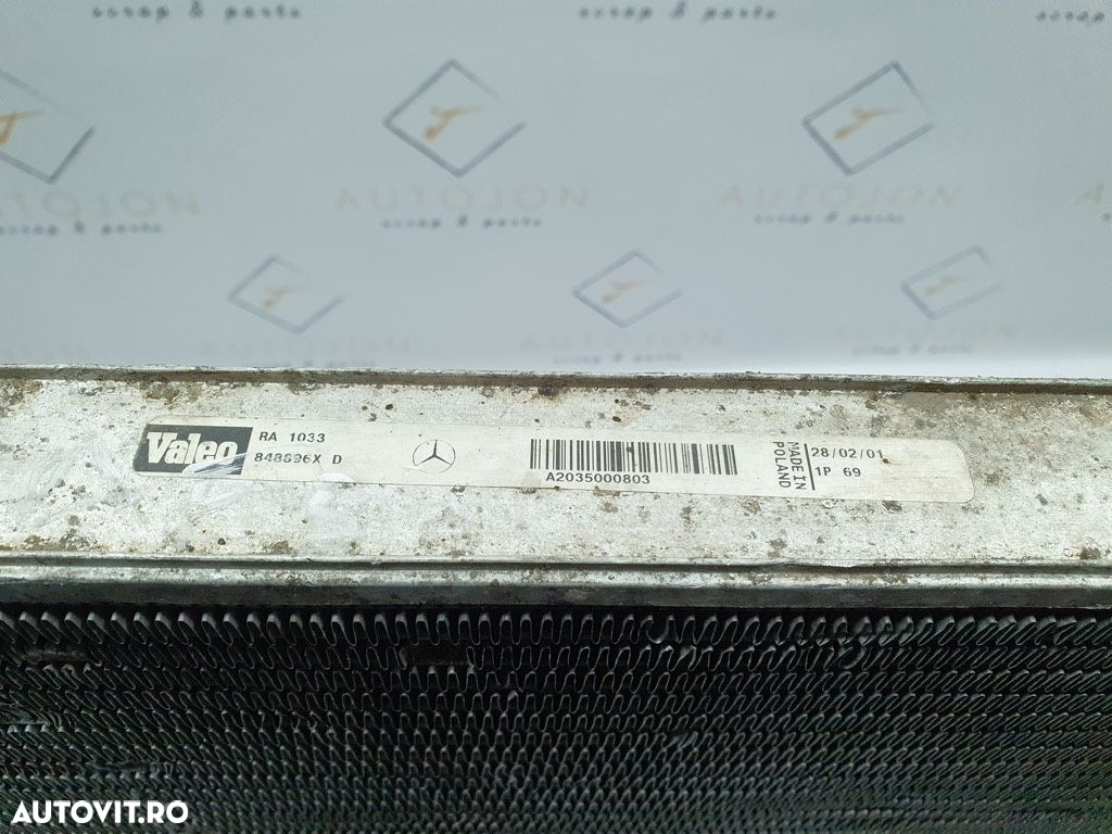 Radiator apa MERCEDES-BENZ C-CLASS T-Model II S203 2001 - 2007, Sedan 2.0 C 180 M 111.951 A2035000803 - 4