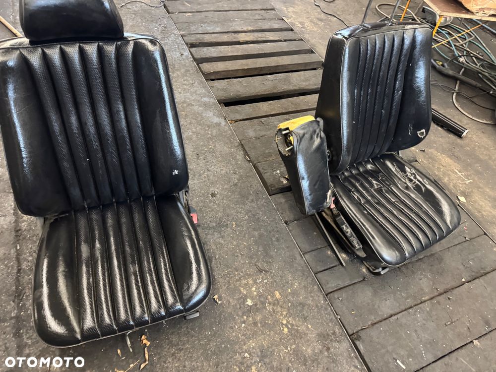 Mercedes w124 w 124 fotel pompowany grzany fotel z podłokietnikiem fotele kierowcy pasażera skórzany skórzane skóra fotel grzany  do Mercedesa - 7