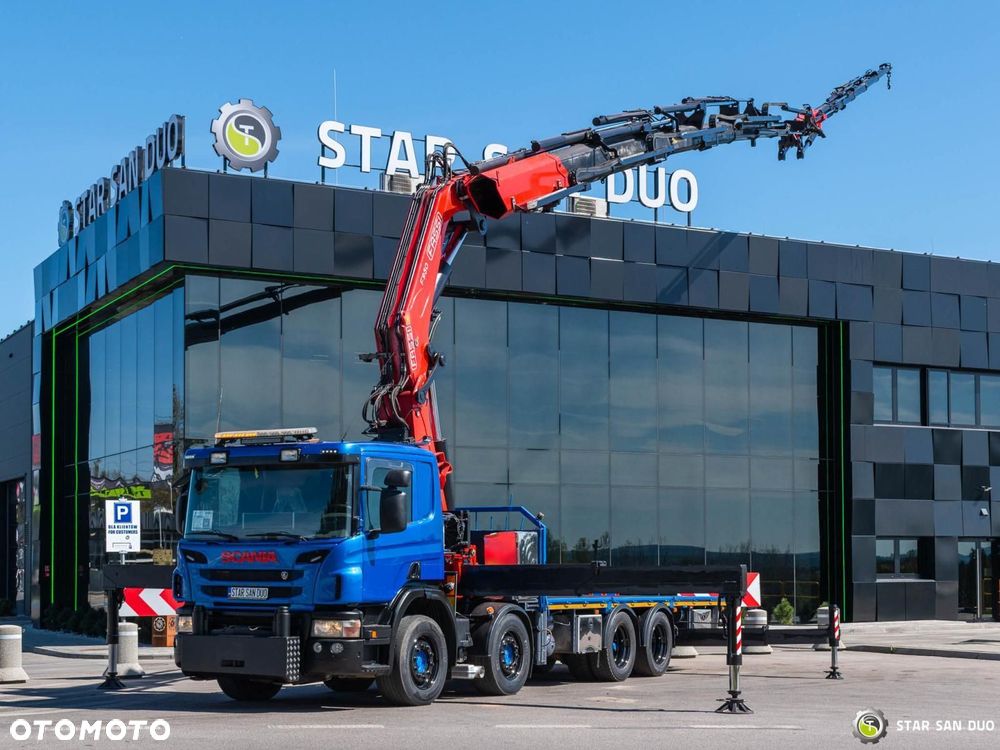 Scania P400 8x2 FASSI F950RA.2.28 Fly Jib HDS Żuraw Crane