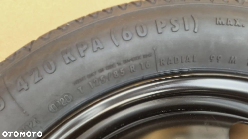 Peugeot 308 2008 Citroen C4 Koło dojazdowe 125/85 R16 4x108 ET10 - 4