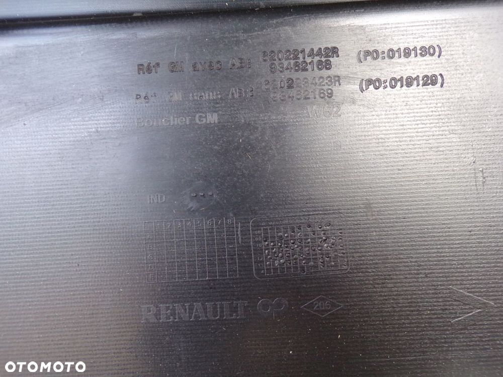 Opel MOVANO 3 10 - zderzak przód przedni NOWY ORYGINAŁ 620221442R - 7