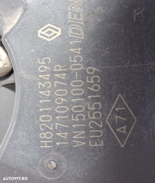 EGR 1.5 dci k9k h8201143495 Renault Captur 1 seria - 2