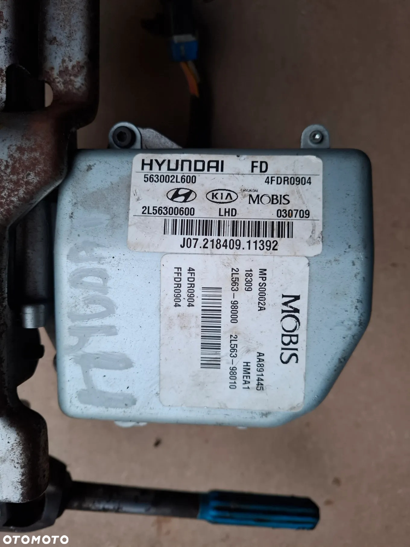 KOLUMNA KIEROWNICZA WSPOMAGANIE ELEKTRYCZNE KIA CEED CEE'D HYUNDAI i30 ix20 563002L600 4FDR0904 - 2
