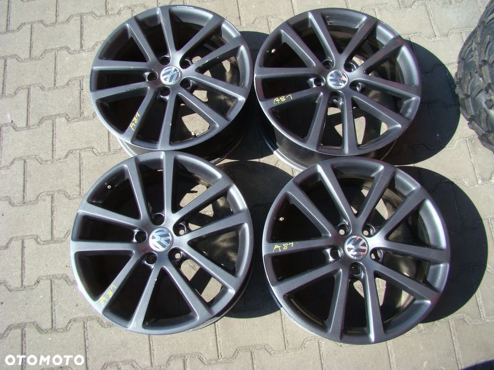 a81 5x112 VW Golf V VI VII Plus Caddy Jetta Touran 7,5jx18 et51 - 1