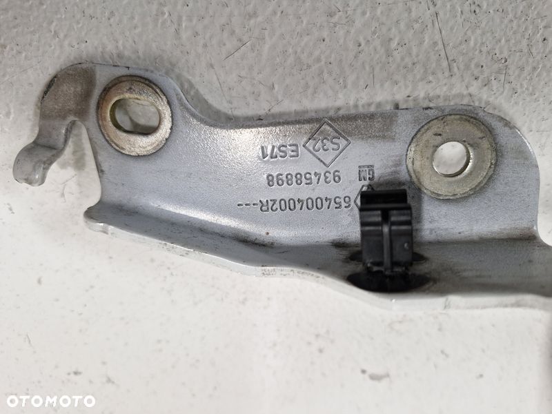 renault trafic iii 3 vivaro b zawias maski prawy siłownik 654004002r - 8