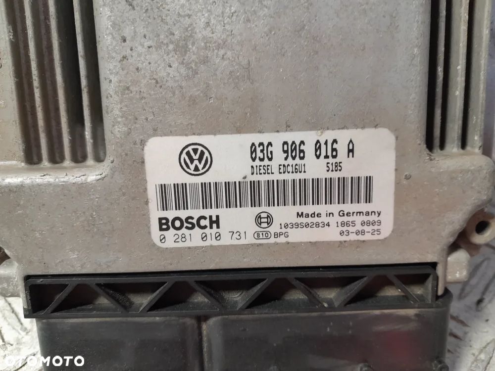 STEROWNIK KOMPUTER SILNIKA TOURAN 1.9 TDI 03G906016A - 2