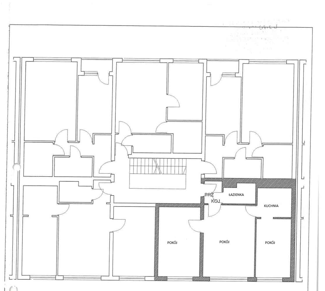 Przestronne mieszkanie 47,71m², 3-pokojowe w Klimontowie z piwnicą 4m²