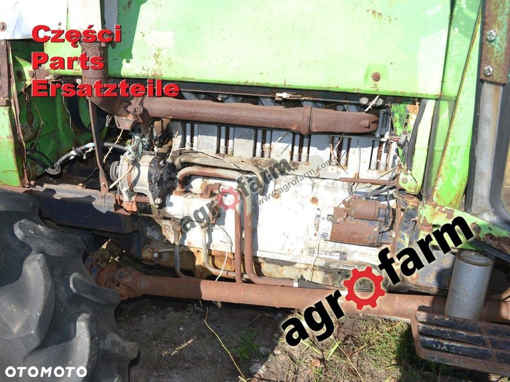 Deutz DX 85 części, skrzynia biegów, silnik, oś - 4