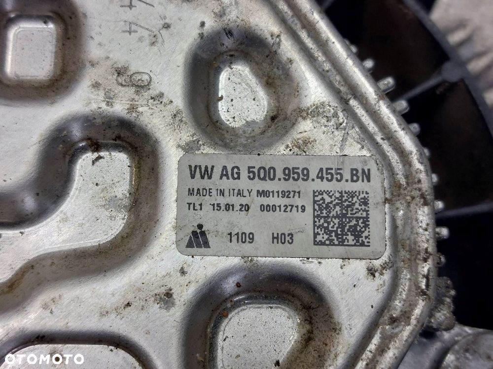 WENTYLATOR CHŁODNICY WODY VW PASSAT B8 LIFT 2.0 TDI  5Q0959455BN - 3