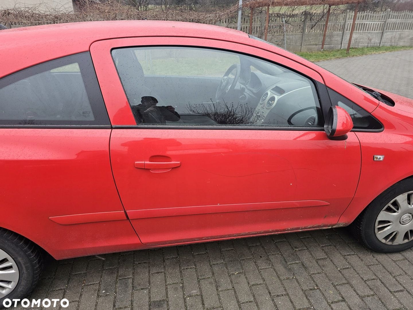 Drzwi Prawe Przód Kompletne Opel Corsa D 3D Kod Lakieru Z547 - 1