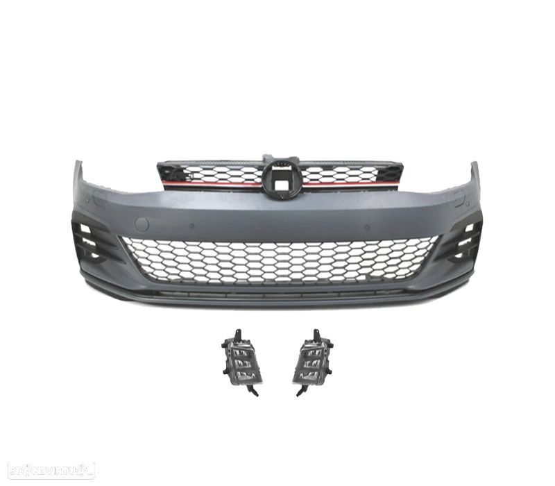 PÁRA-CHOQUES FRONTAL VOLKSWAGEN VW GOLF 7.5 17-20 LOOK GTI PDC + NEVOEIROS - 3