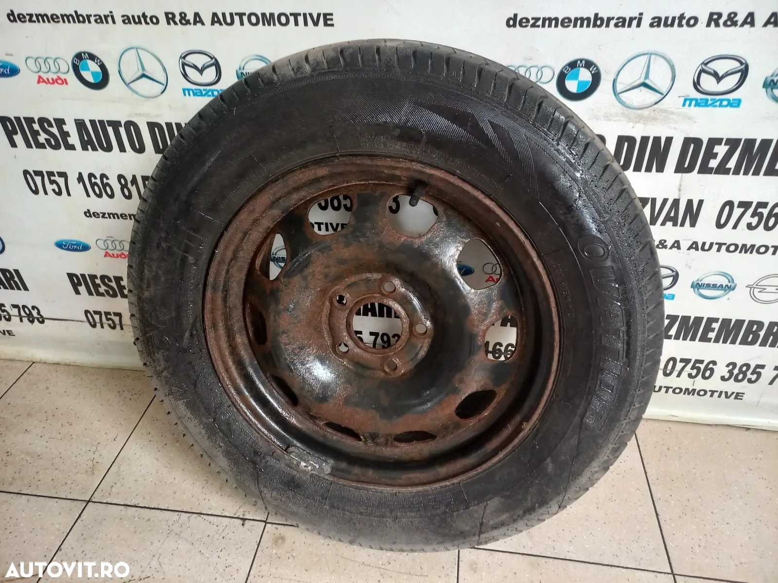 Janta Tabla Rezerva Dacia Duster R16 215/656R16C - Dezmembrari Arad - 3