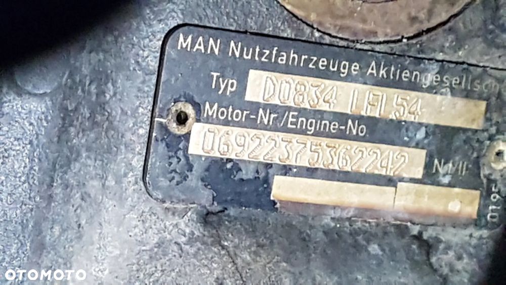 SILNIK KOMPLETNY MAN TGL TGM D0834 LFL 54 , 4 CYLINDRY - 5