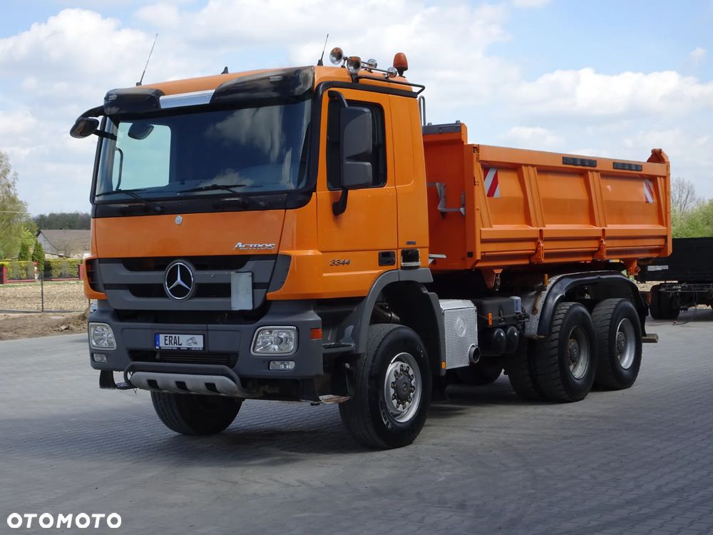 Mercedes-Benz Actros 3344 6X6  Kipper Meiller 3-stronny Hydroburta stan idealny - 1