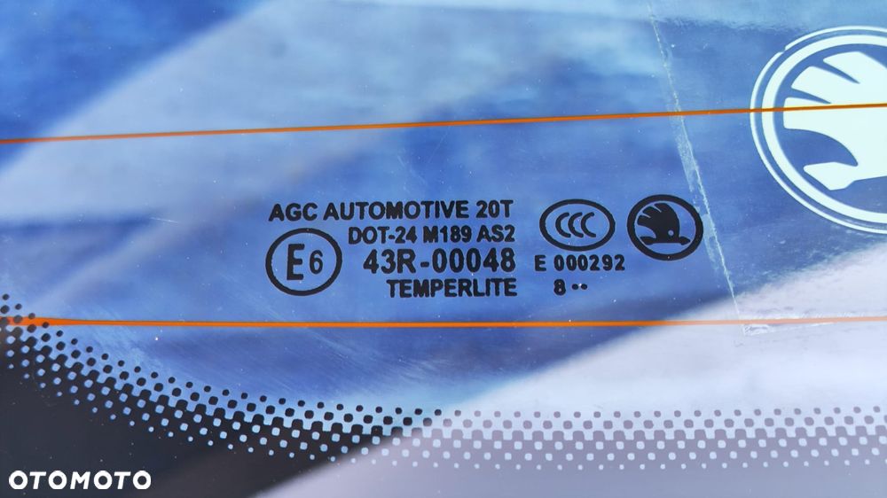 KLAPA KAMERA COFANIA ZDERZAK CZUJNIKI PDC PAS TYLNY WZMOCNIENIE BELKA LAMPA LEWY TYŁ KOMPLETNY ZESTAW DUPA ORYGINALNY LAKIER LF7Y SKODA FABIA III 3 6V LIFT HB 5D - 24