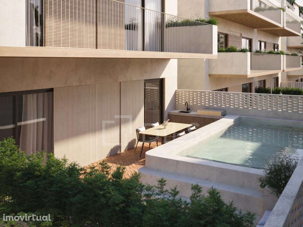 Apartamento T2 com varanda e terraço em novo empreendimento, em Olhão - Grande imagem: 4/40