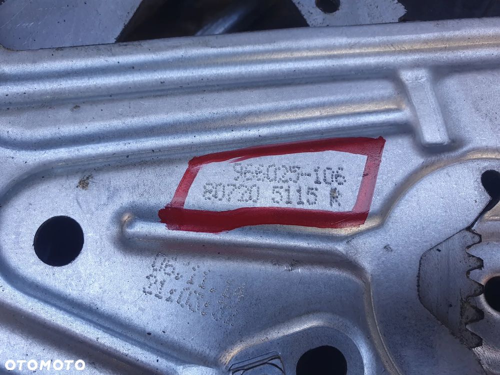 NOWY ORYGINALNY PODNOŚNIK SZYBY PRAWY PRZÓD RENAULT SCENIC III - 807205115R - 3