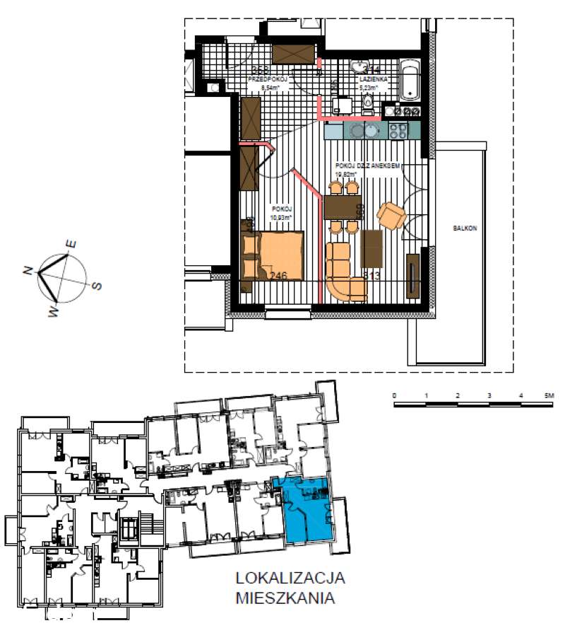 Mieszkanie Wykończone Aleja Św. Wojciecha 44,52m2 - oddane do użytku