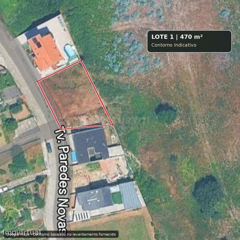 TERRENO PARA CONSTRUÇÃO DE MORADIA EM JOVIM (470 m2) – GONDOMAR