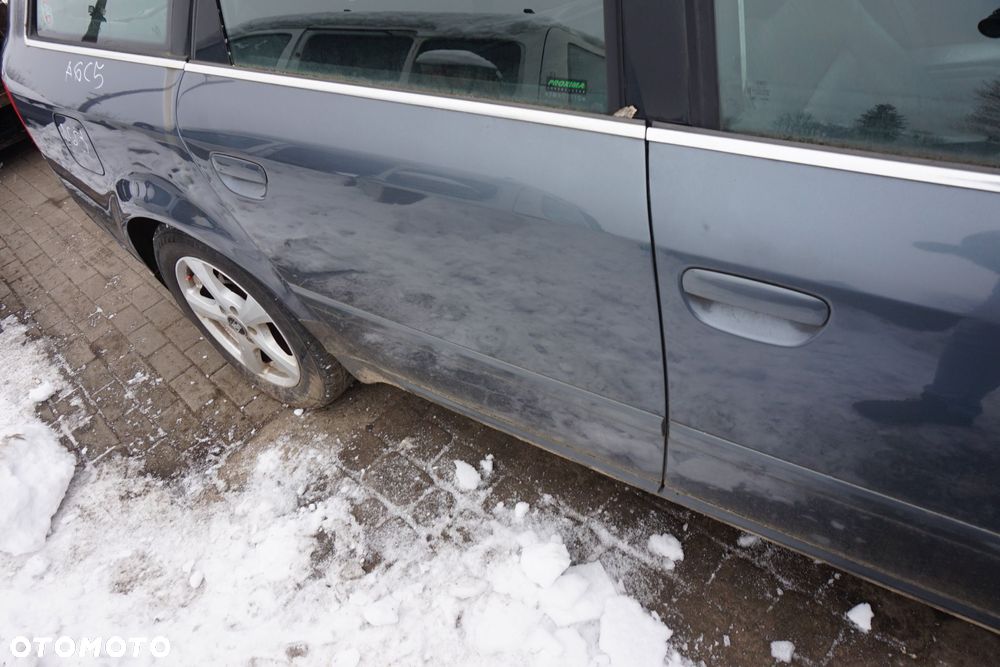DRZWI TYLNE PRAWE A6 C5 LIFT KOMBI LX7Z  SZARY AUDI 2001-2004 - 2