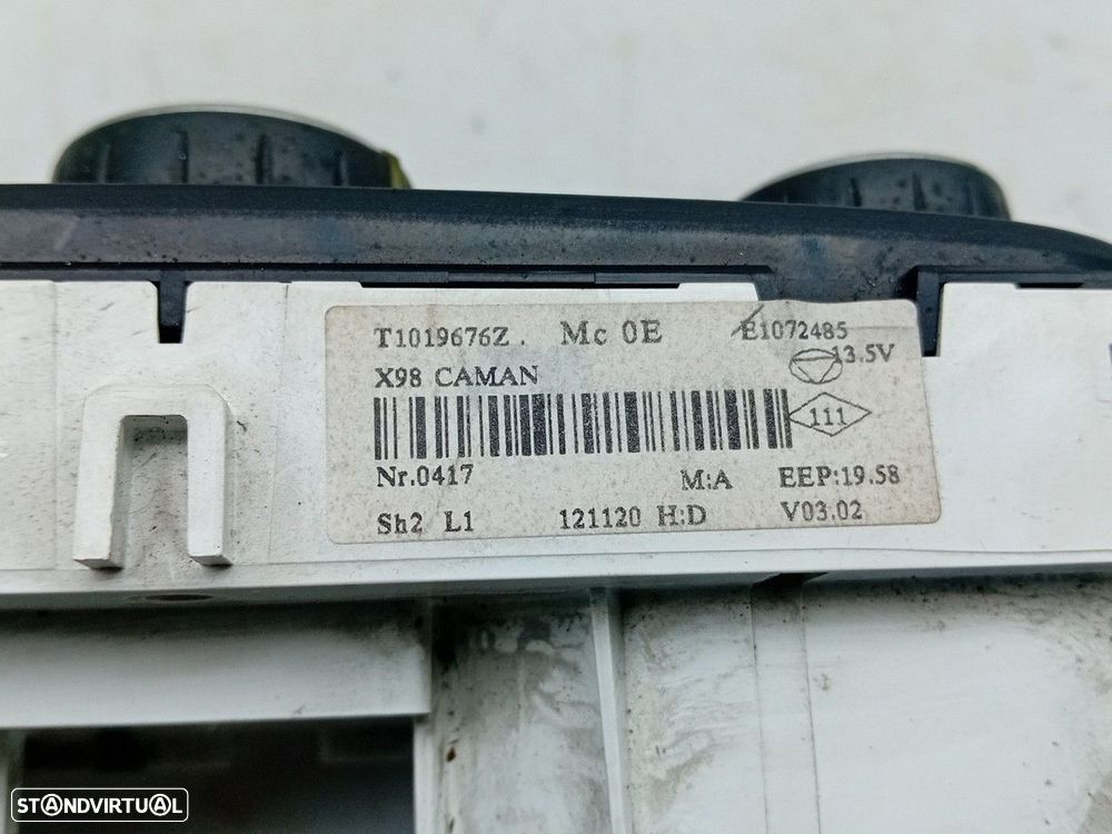 Botão / interruptor do AC RENAULT Clio IV (BH_) - 3
