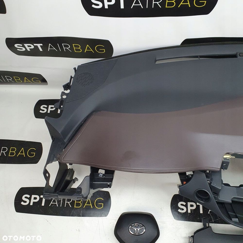 TOYOTA C-HR CHR DESKA ROZDZIELCZA KONSOLA KOKPIT PULPIT PODUSZKI AIRBAG AIR BAG PASY KIT SET - 2