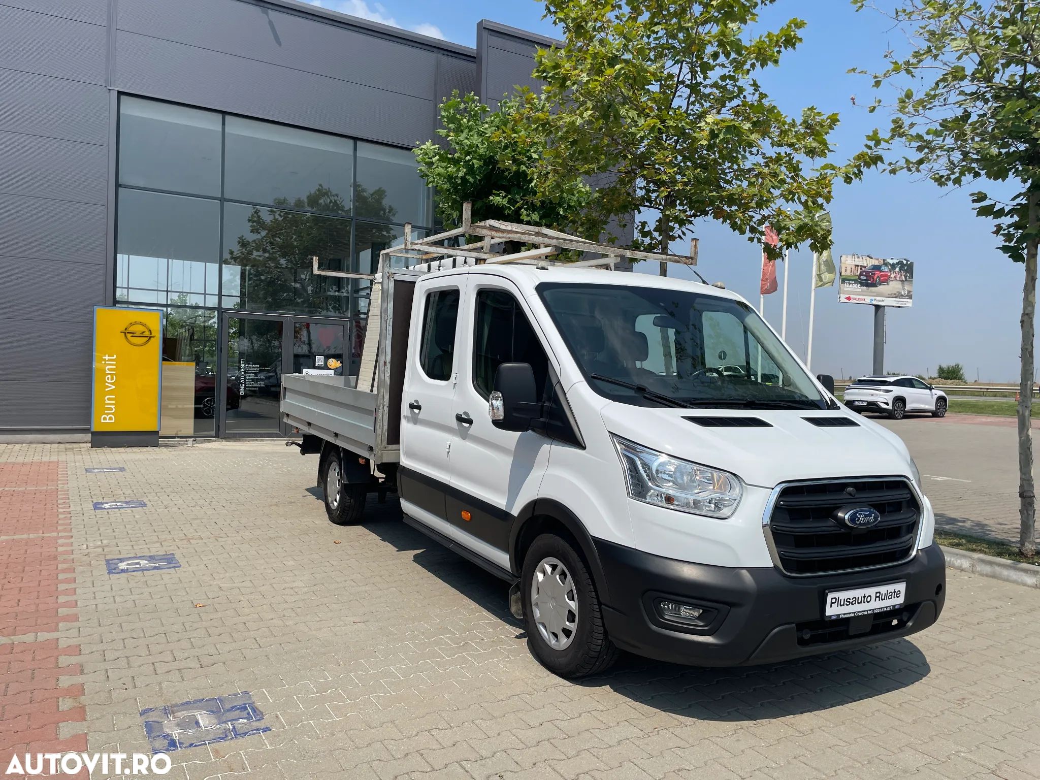 Ford TRANSIT D-CAB 2.0 TDCi 130 CP 7 locuri Bena Aluminiu 3200Lx2200l - 1