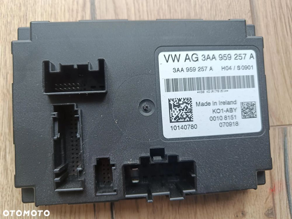 VW GOLF VII 7 MODUŁ STEROWNIK KOMFORTU FOTELA 3AA959257A