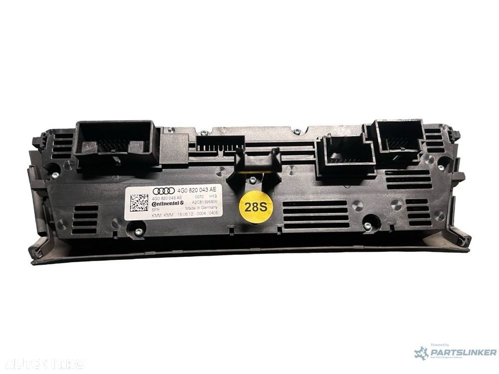 Panou Clima AUDI A6/S6 IV Saloon 4G2, C7, 4GC 2010 - 2018 4G0820043AE - 2