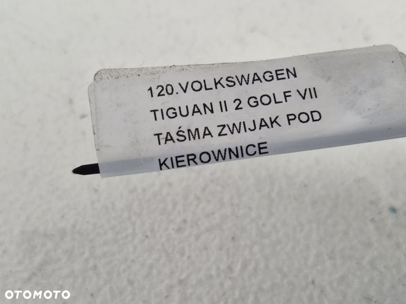 VOLKSWAGEN TIGUAN 2 II GOLF 7 VII TAŚMA ZWIJAK POD KIEROWNICĘ 5Q0953569A - 6