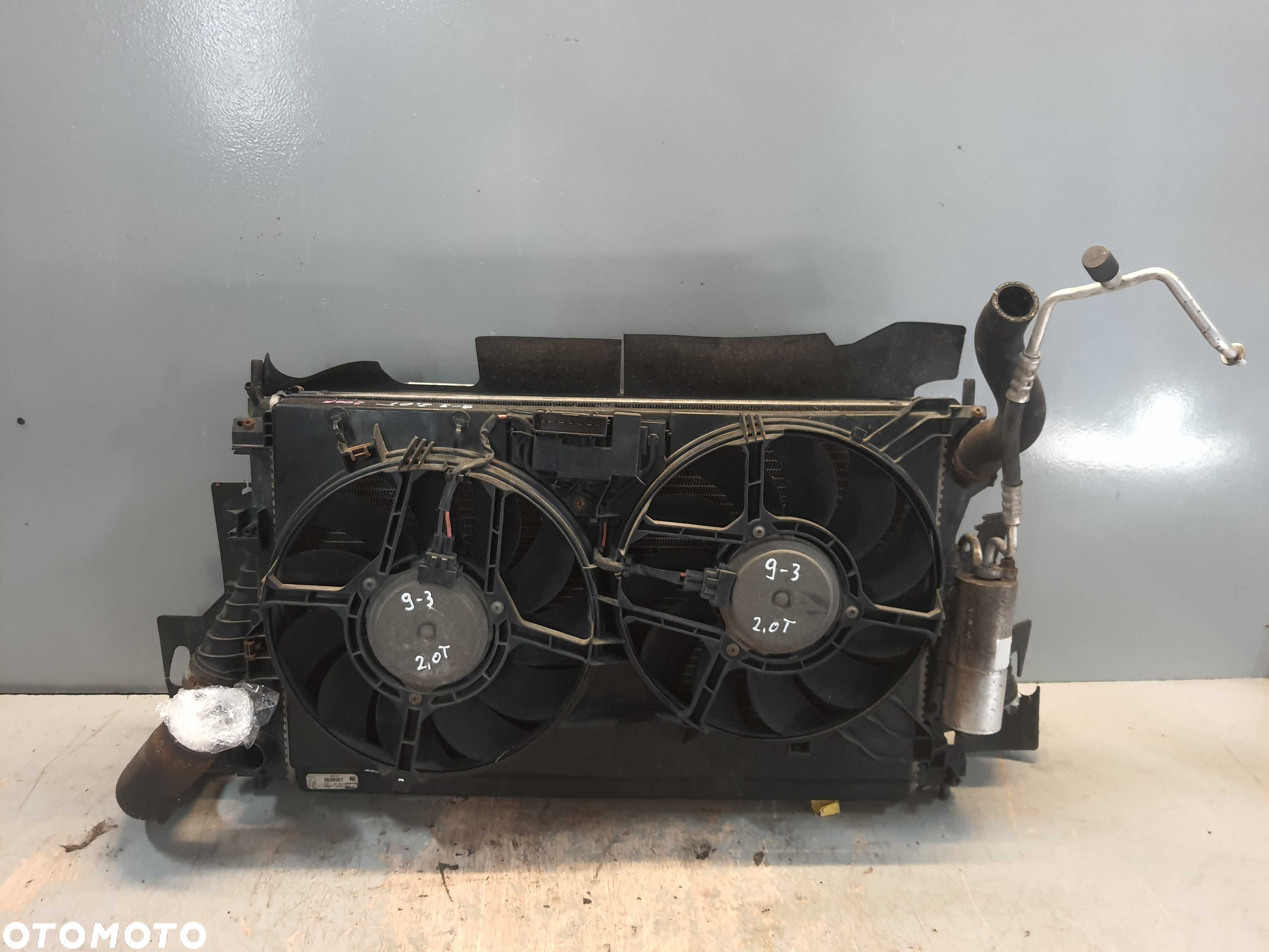 200F Komplet chłodnic Manual Wentylator Saab 9-3 II 2.0T - 5