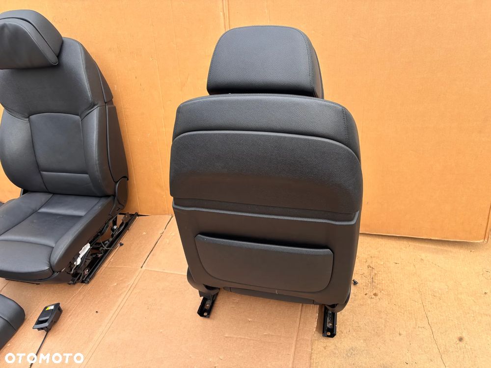 BMW 5 F10 F11 Fotele Czarne Europa Kanapa Komfort Komforty Grzane Komplet Przed Liftem Fotel Przedni Lewy Prawy Tylna - 10