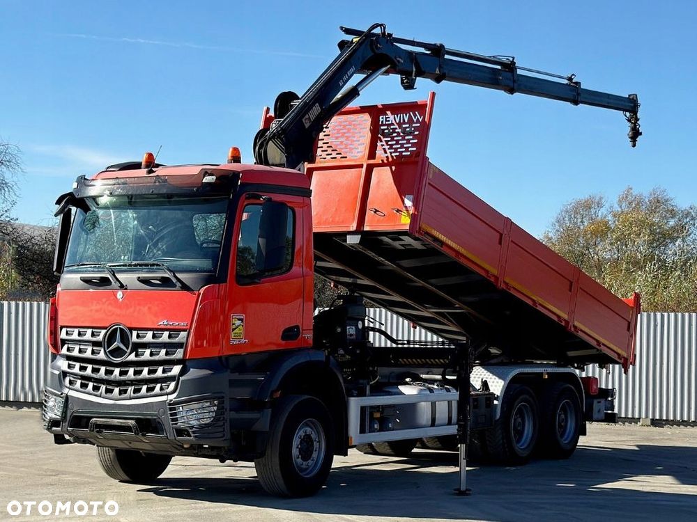 Mercedes-Benz AROCS 2640 * SKRZYNIA 6,50 m * HIAB 144 BS - 3 + PILOT / 6x4 - 2