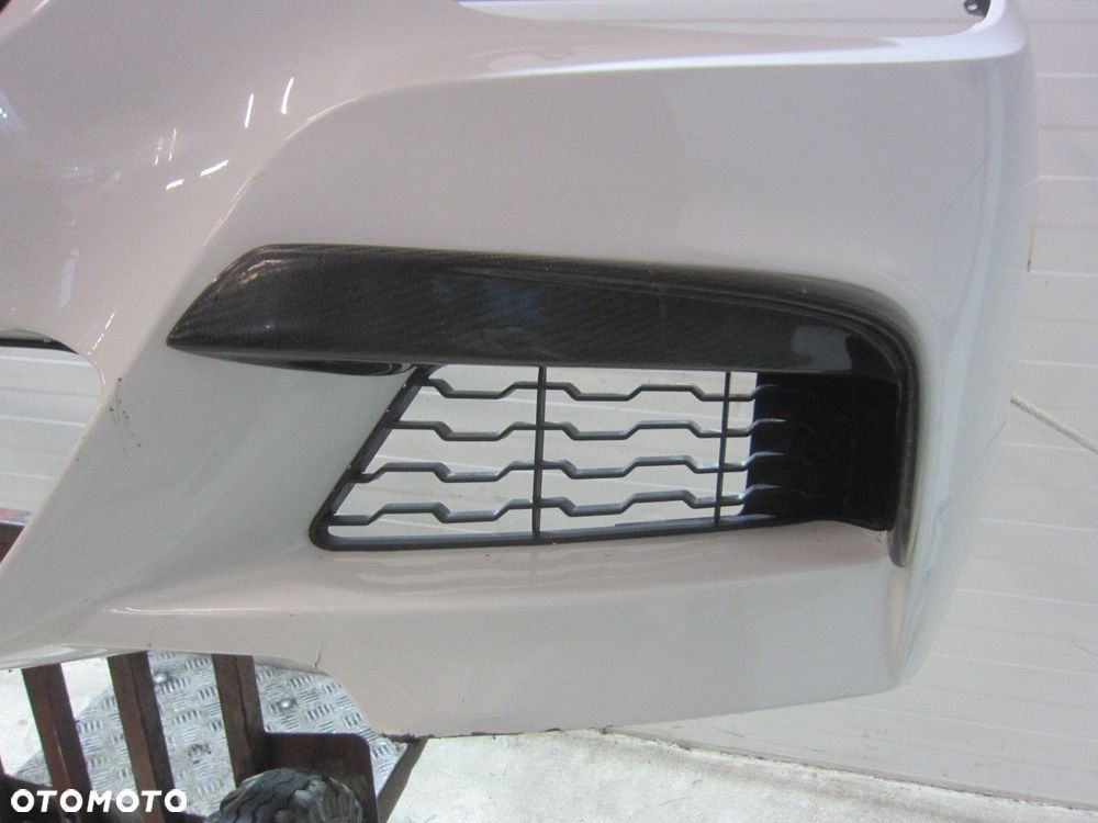 BMW 3 F30 ZDERZAK PRZEDNI PRZÓD M-PAKIET BIAŁY A300 ALPINWEISS 51118067951 - 11