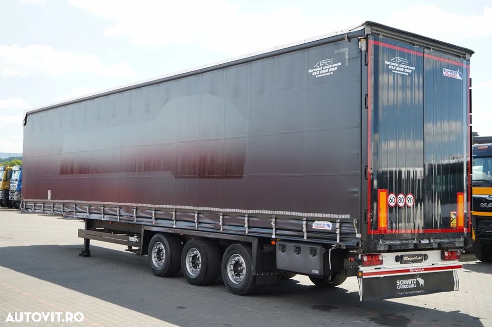 Schmitz Cargobull / CORTINĂ / MEGA / LVT / ACOPERIȘ RIDICAT / PUNȚ RIDICAT - 4