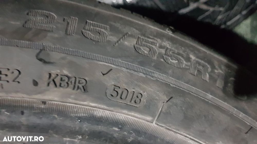 Anvelope 2x215 55 18 dunlop iarnă dot 19 mm 5.7 - 7