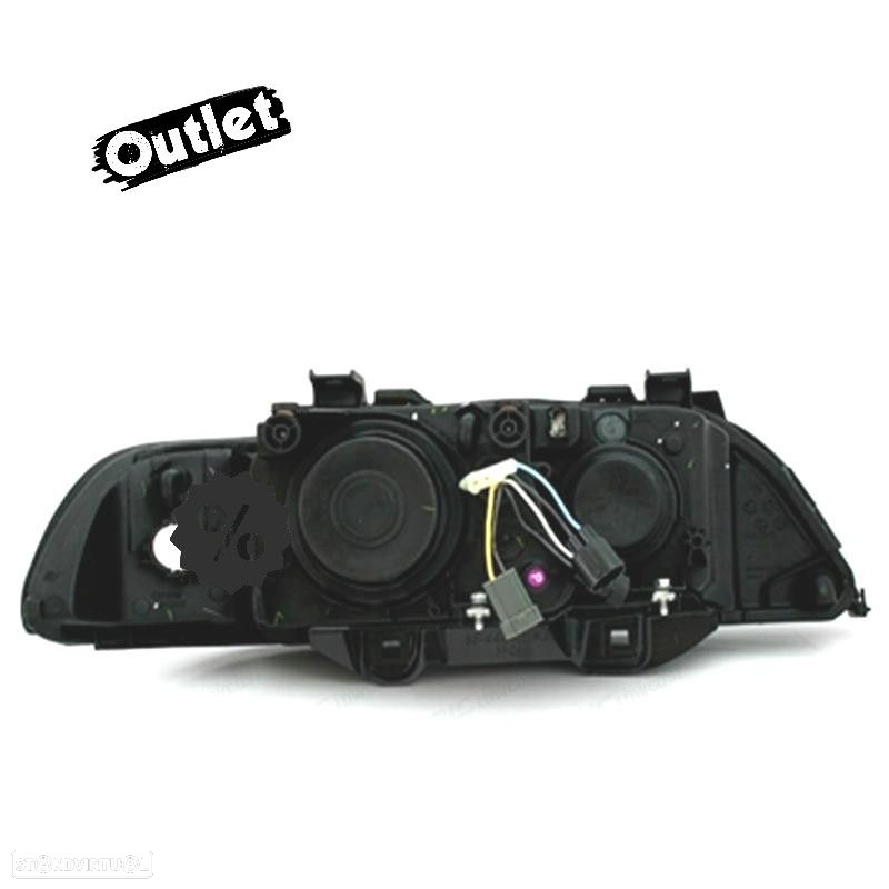 R148792C1 FAROIS ANGEL EYES PARA BMW SERIE 5 E39 FUNDO PRETO - 7